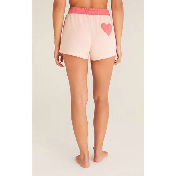 NEW Z SUPPLY lover heart short in pink - Picture 3 of 4